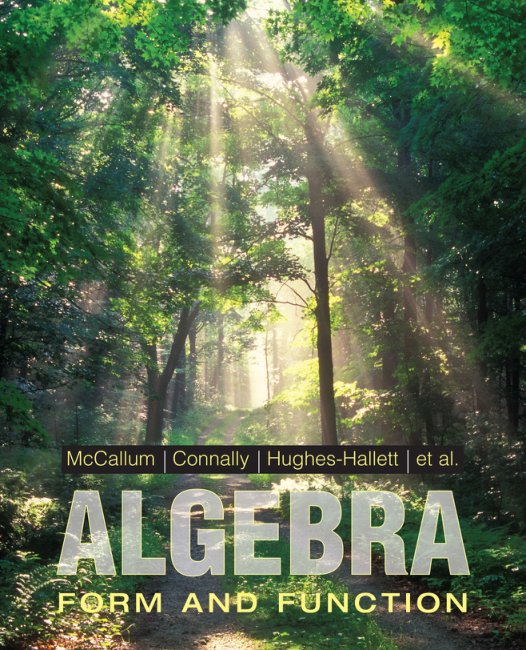 Cover of Algebra: Form and Function