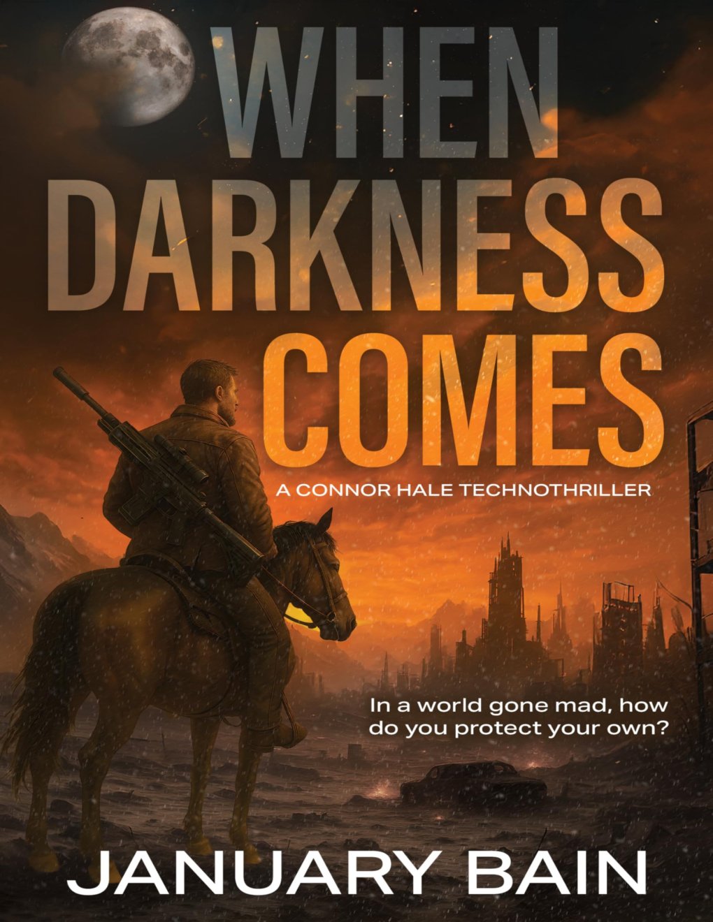 Cover of When Darkness Comes: A Post-Apocalyptic Survival Thriller (Connor Hale Book 1)