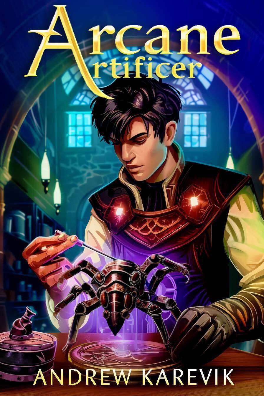 Cover of Arcane Artificer: A Crafting LitRPG Fantasy