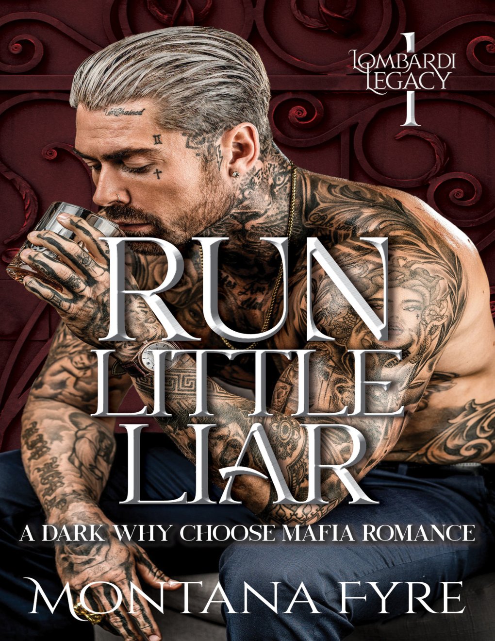 Cover of Run Little Liar: A Dark Why Choose Mafia Trilogy