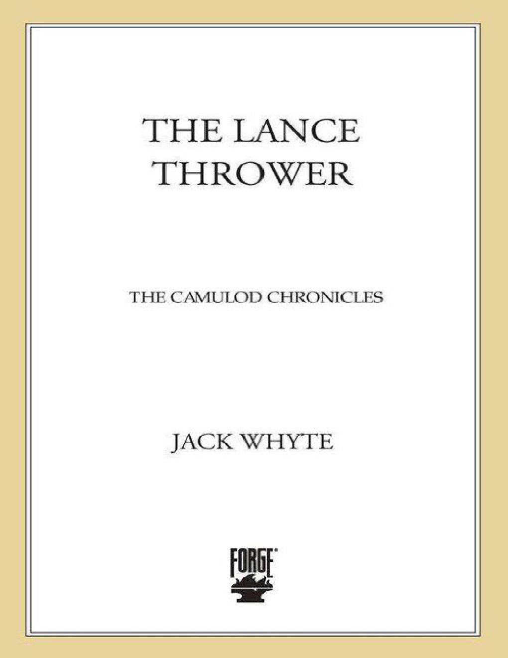 Cover of The Lance Thrower