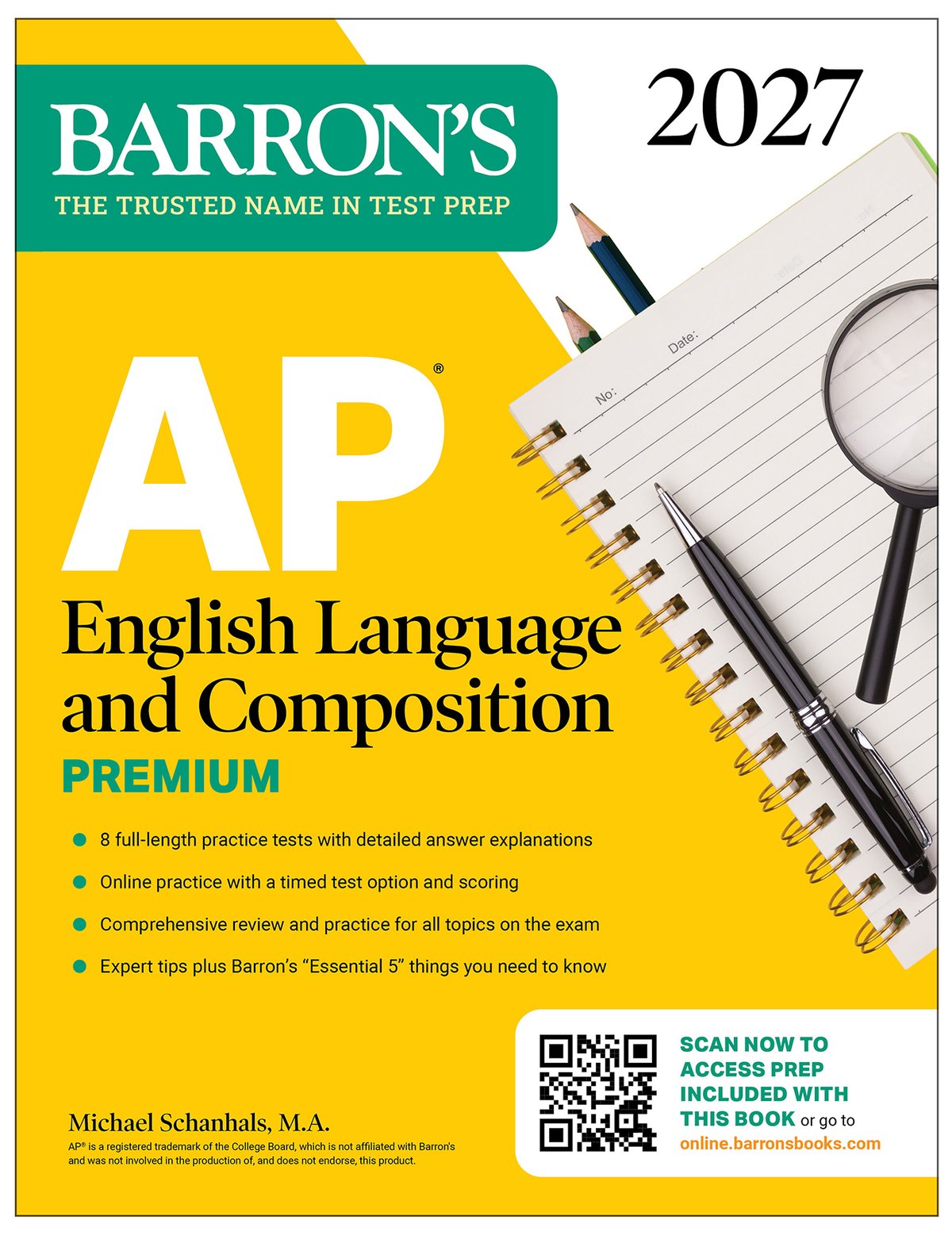 Cover of AP English Language and Composition Premium, 2027 (1515)
