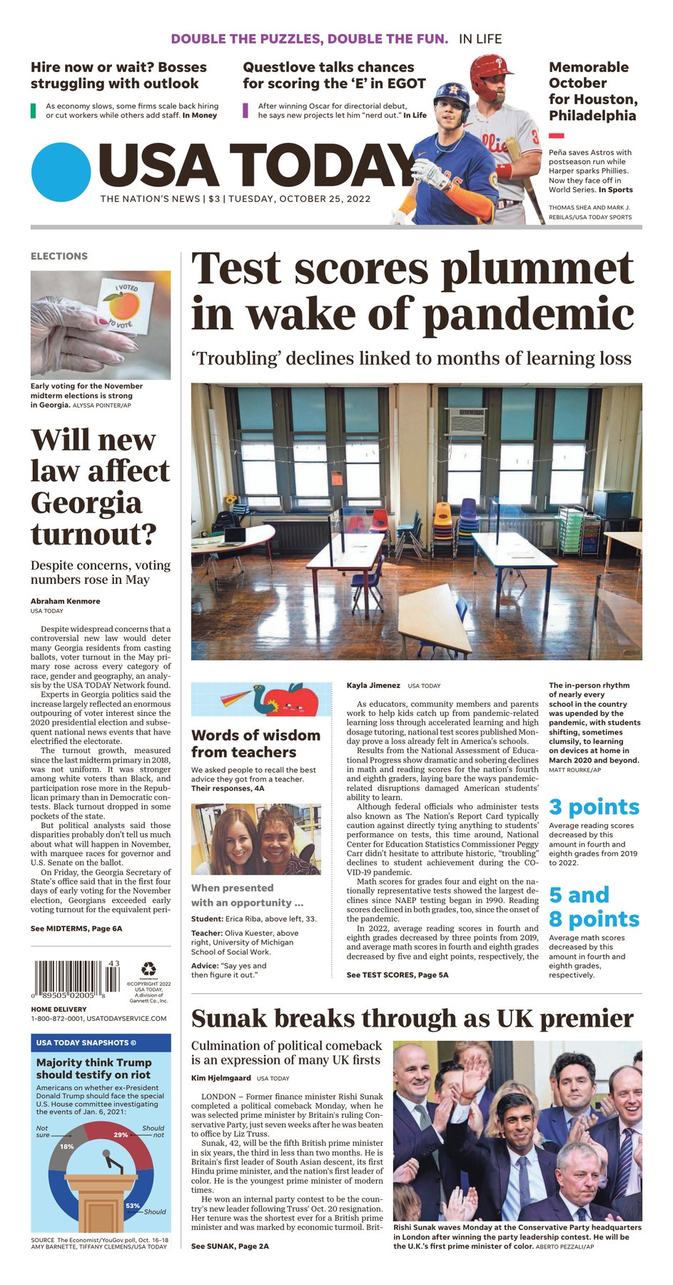 Cover of USA TODAY