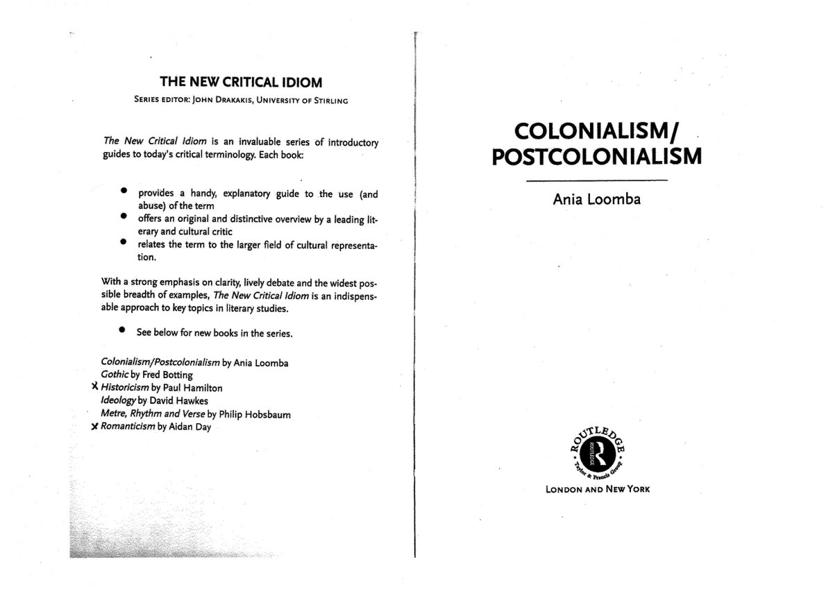 Cover of Colonialism Postocolonialism