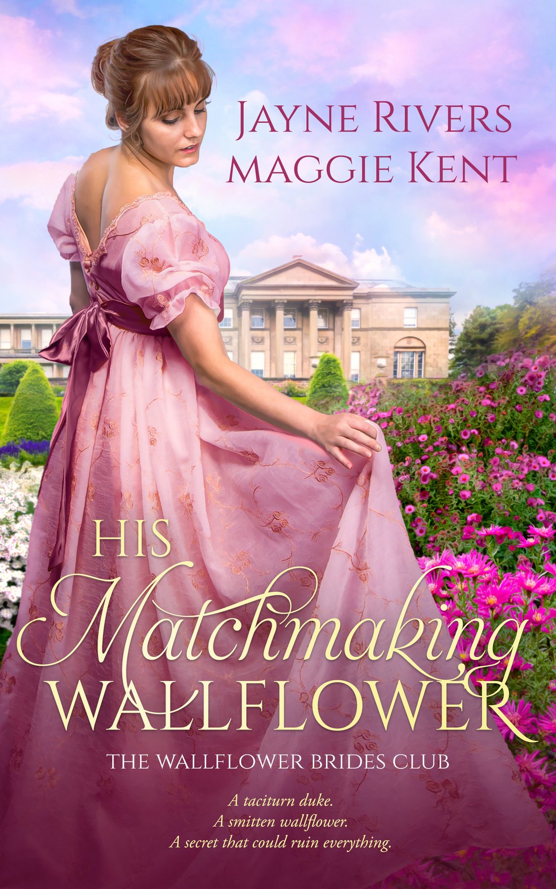 Cover of His Matchmaking Wallflower: A Regency Historical Romance (The Wallflower Brides Club Book 1)