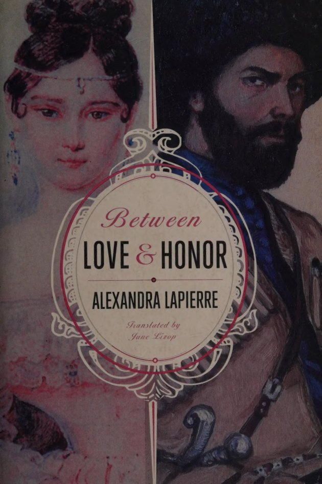 Cover of Between love and honor