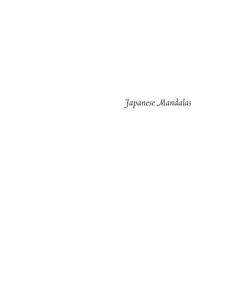 Cover of Japanese Mandalas