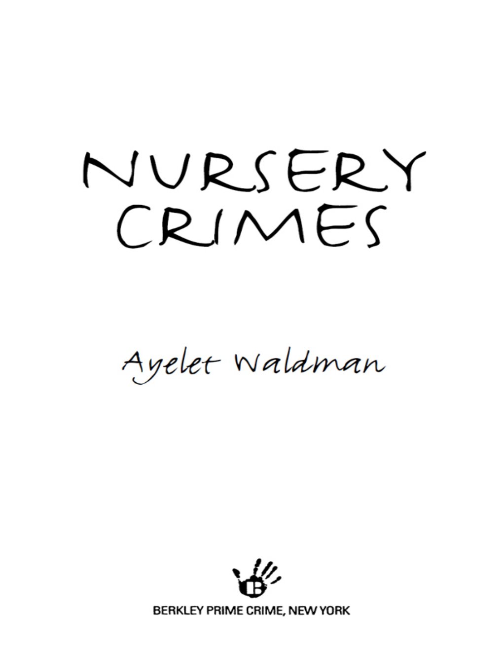 Cover of Nursery Crimes