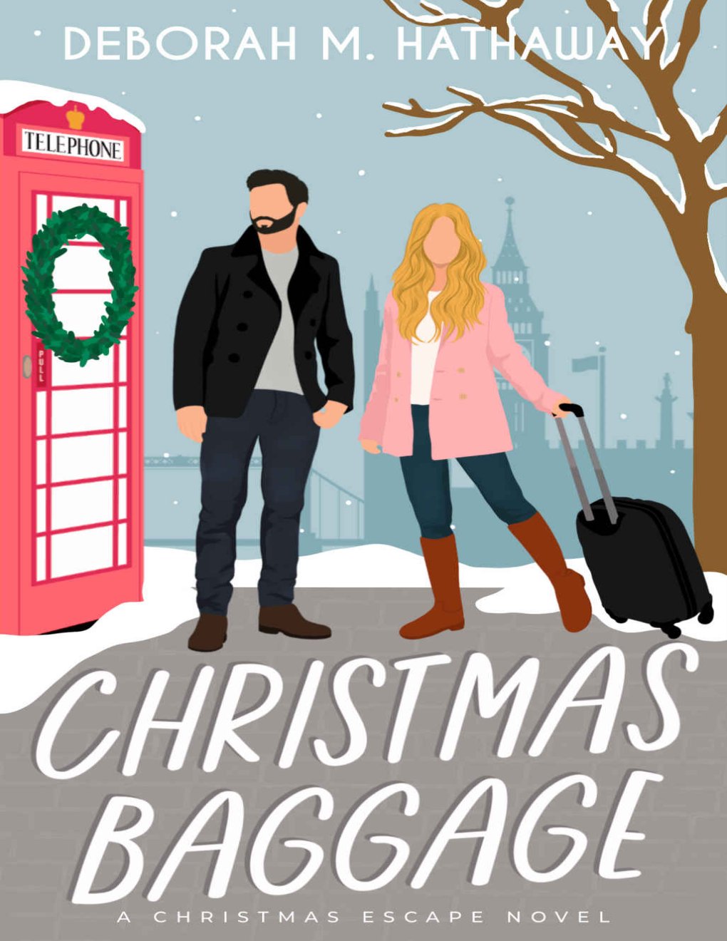 Cover of Christmas Baggage: A Sweet Romance
