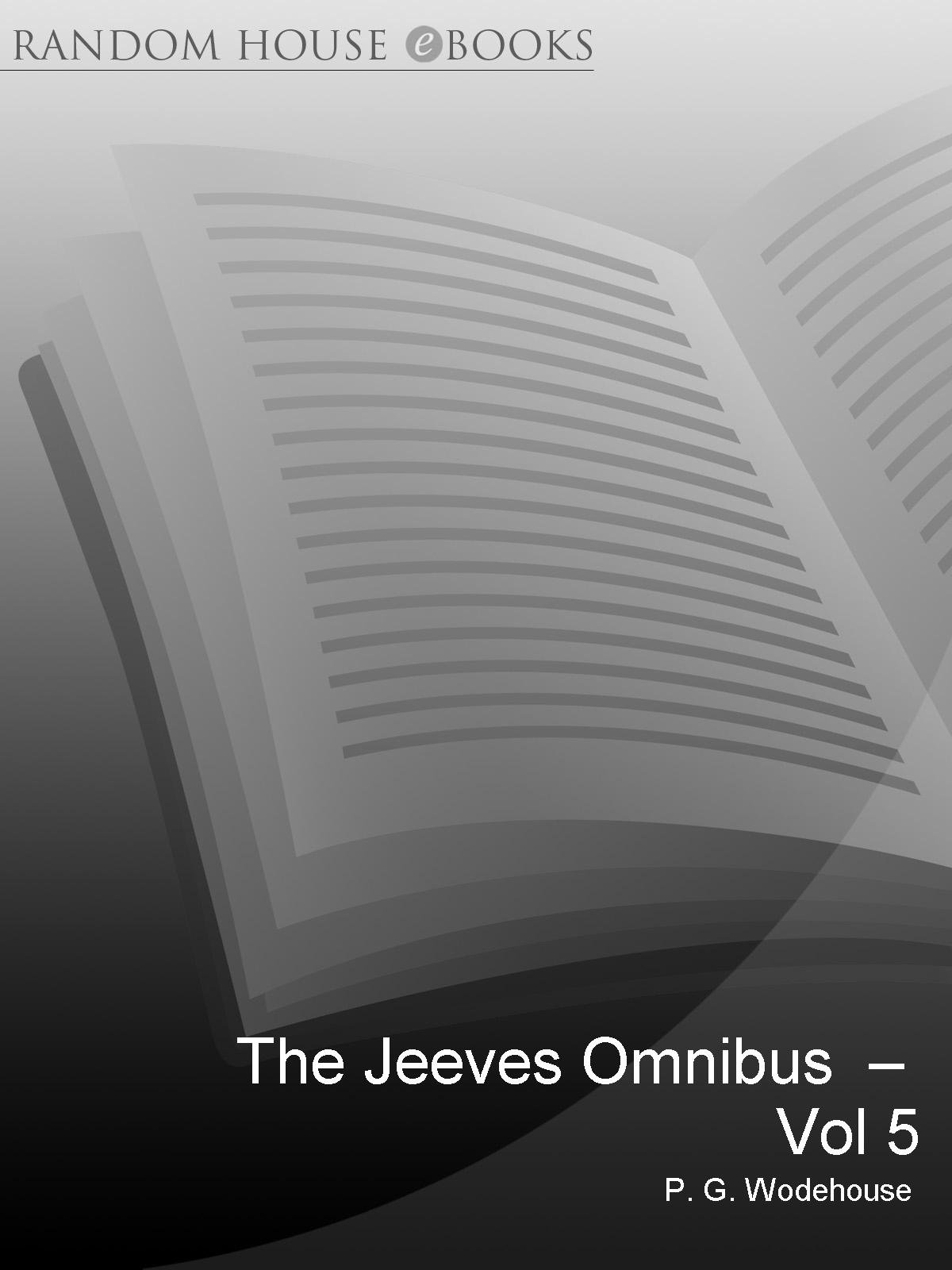 Cover of Jeeves Omnibus Vol 5