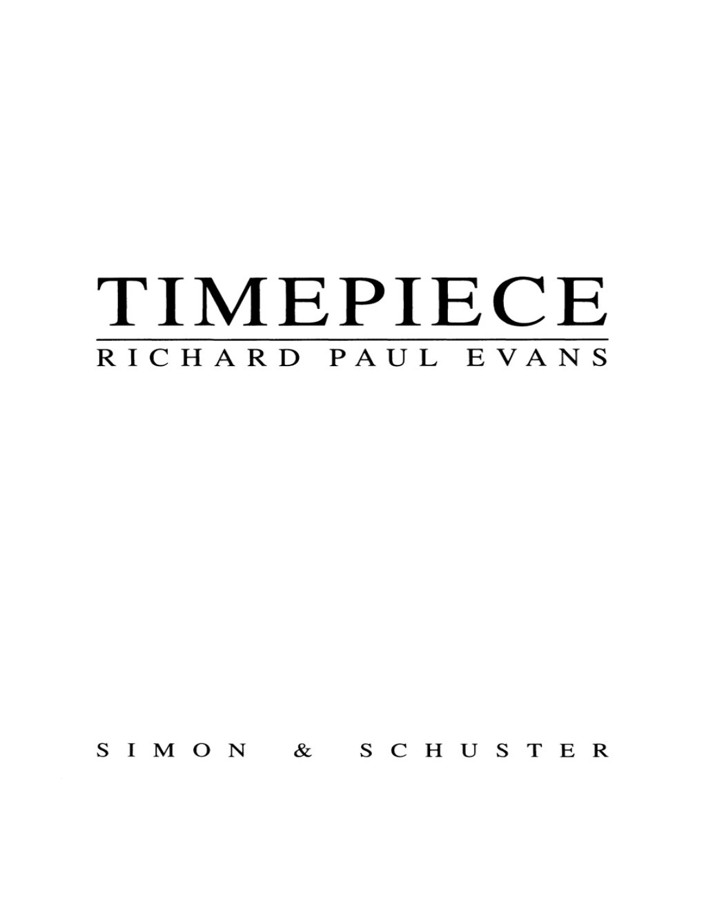 Cover of Timepiece