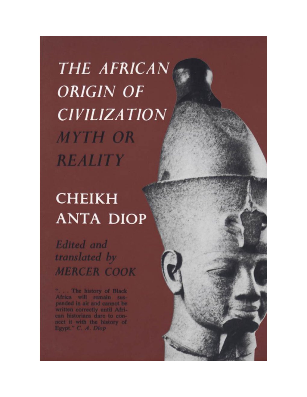 Cover of The African Origin of Civilization