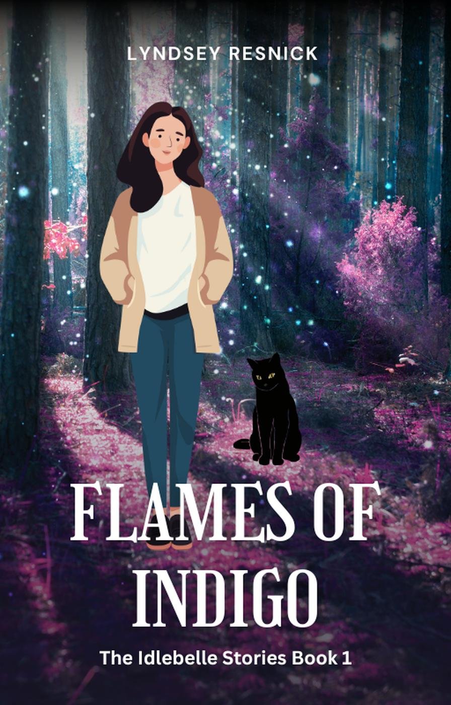 Cover of Flames of Indigo (The Idlebelle Stories, #1)
