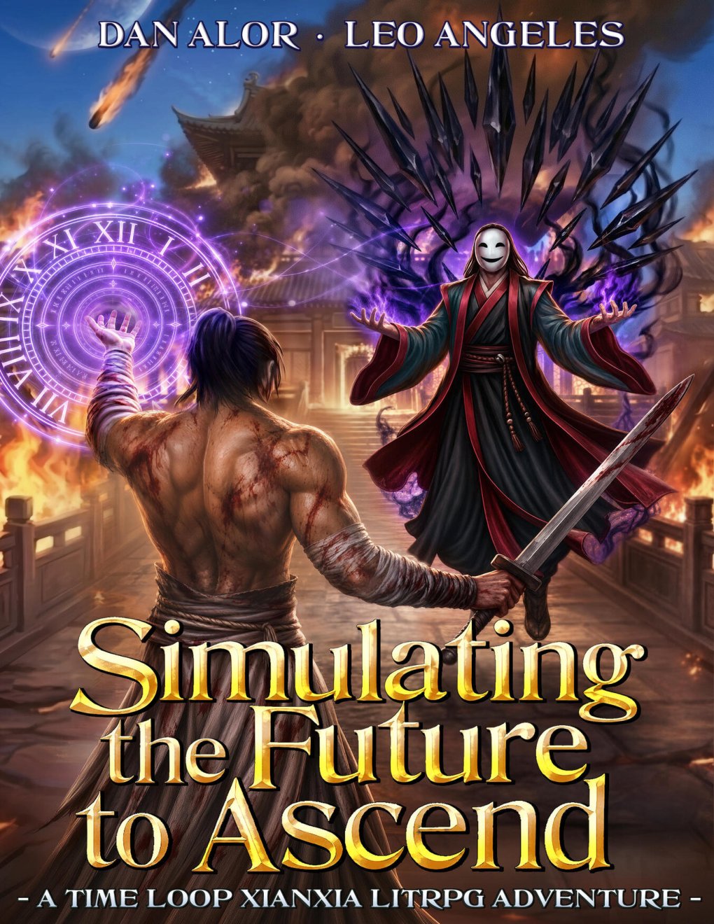 Cover of Simulating the Future to Ascend- A Fantasy Litrpg Xianxia Time Loop Adventure (2026)