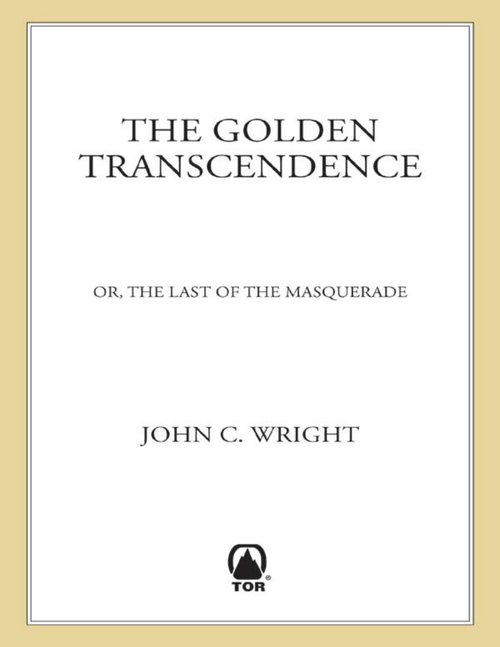 Cover of The Golden Transcendence