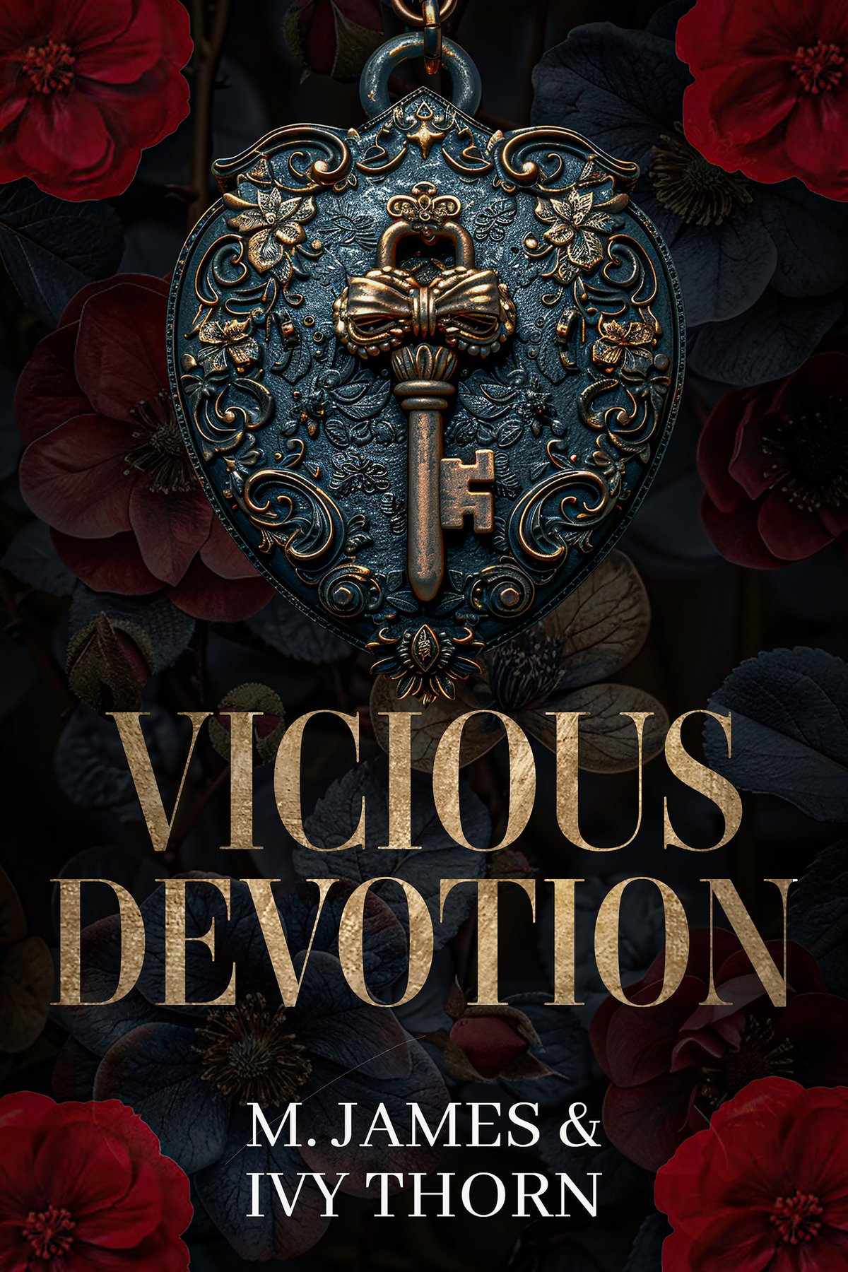 Cover of Vicious Devotion: A Dark Mafia Romance (Dark Temptation Book 2)
