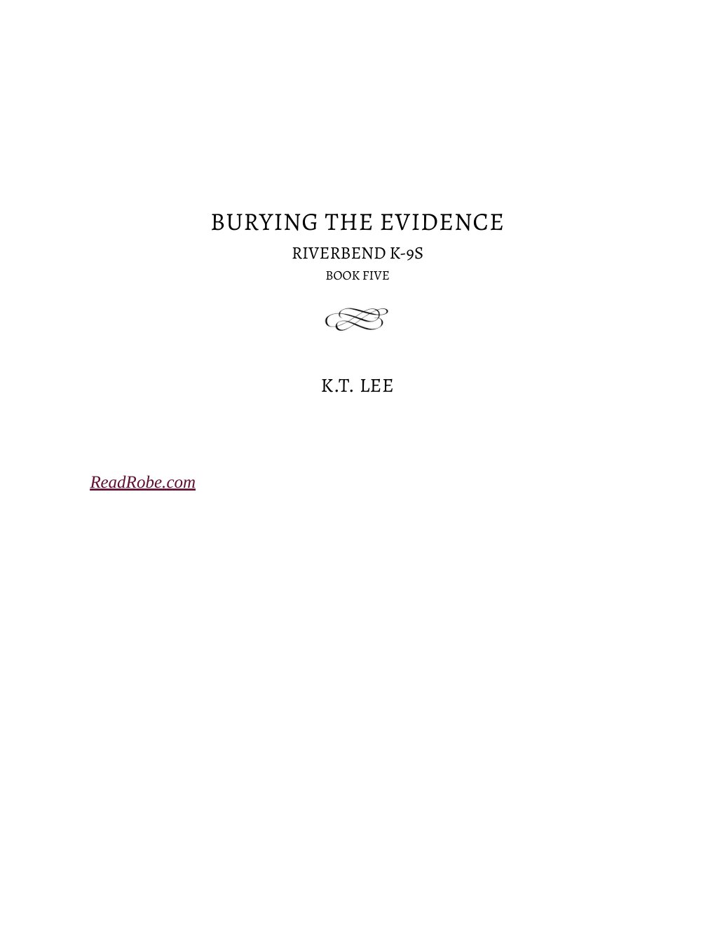 Cover of Burying the Evidence