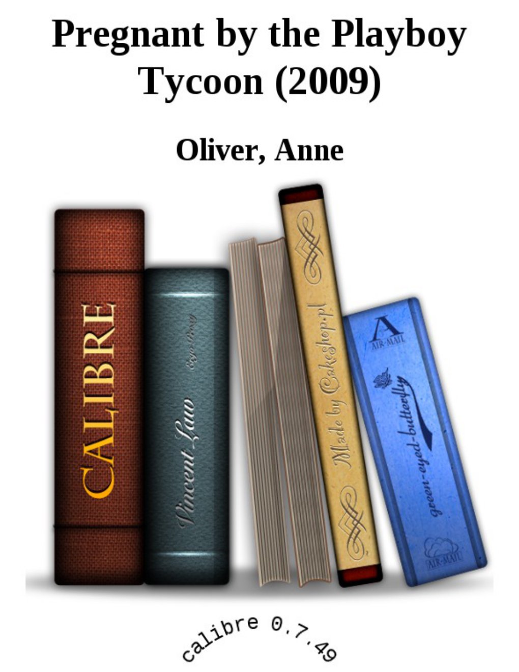 Cover of Pregnant by the Playboy Tycoon (2009)