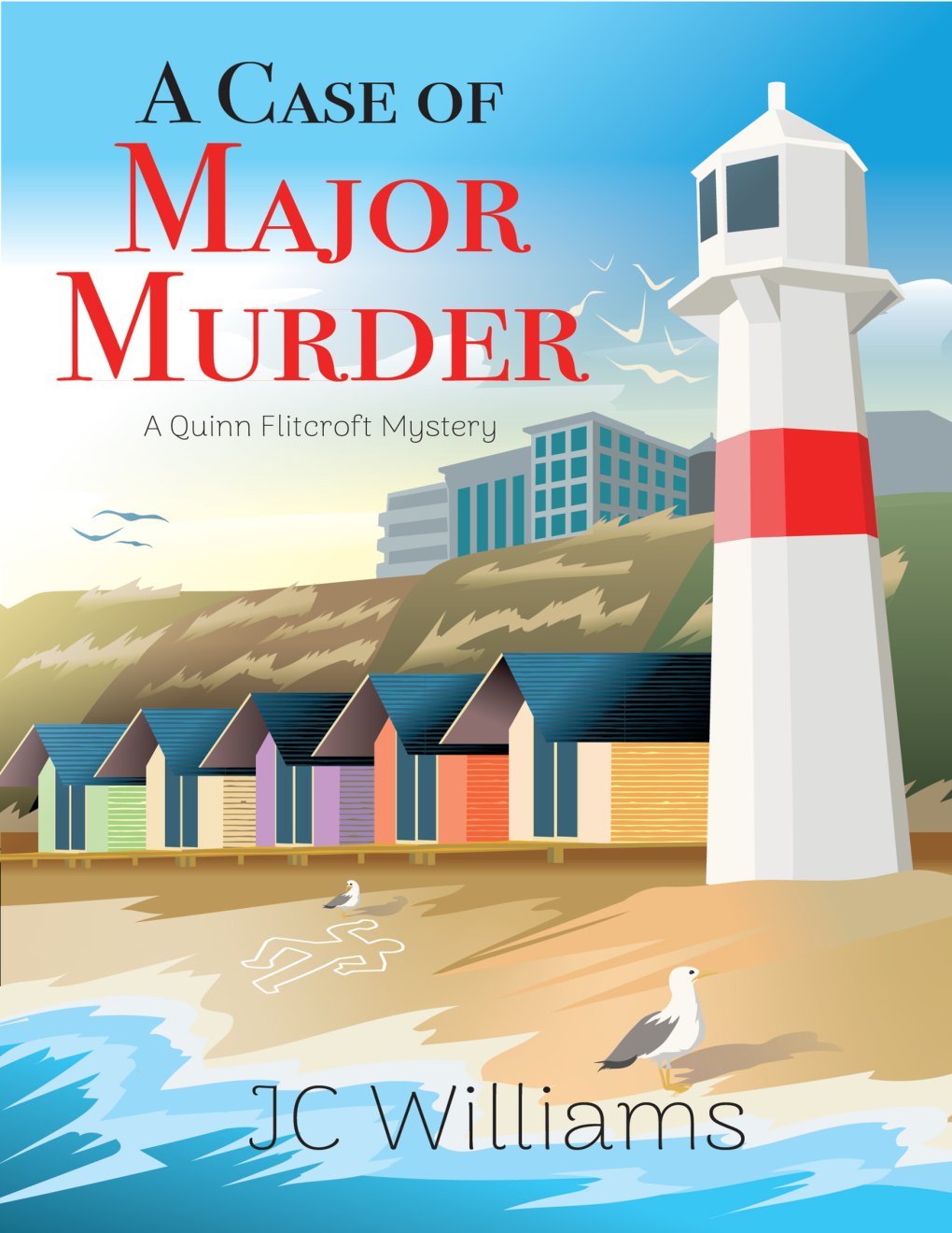 Cover of A Case of Major Murder (A Quinn Flitcroft Mystery Book 1)