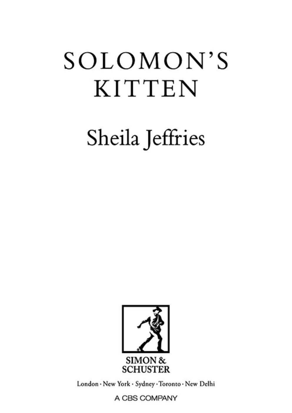 Cover of Solomon's Kitten