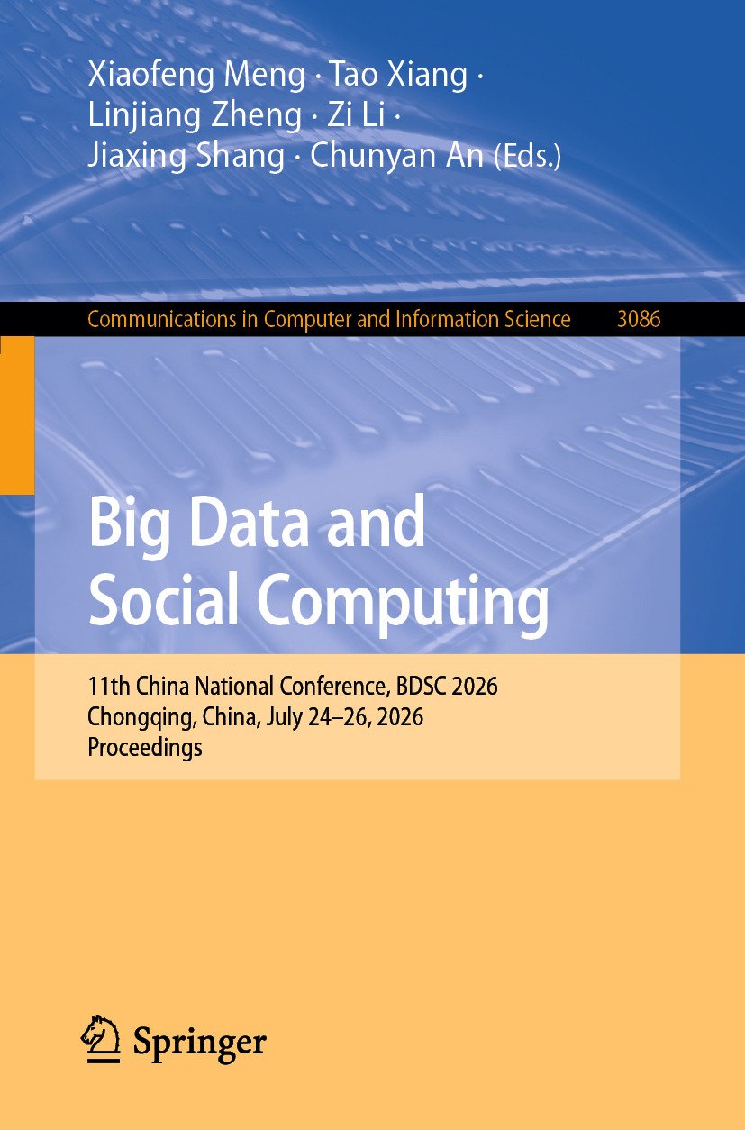 Cover of Big Data and Social Computing