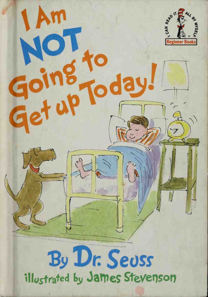 Cover of I am not going to get up today!