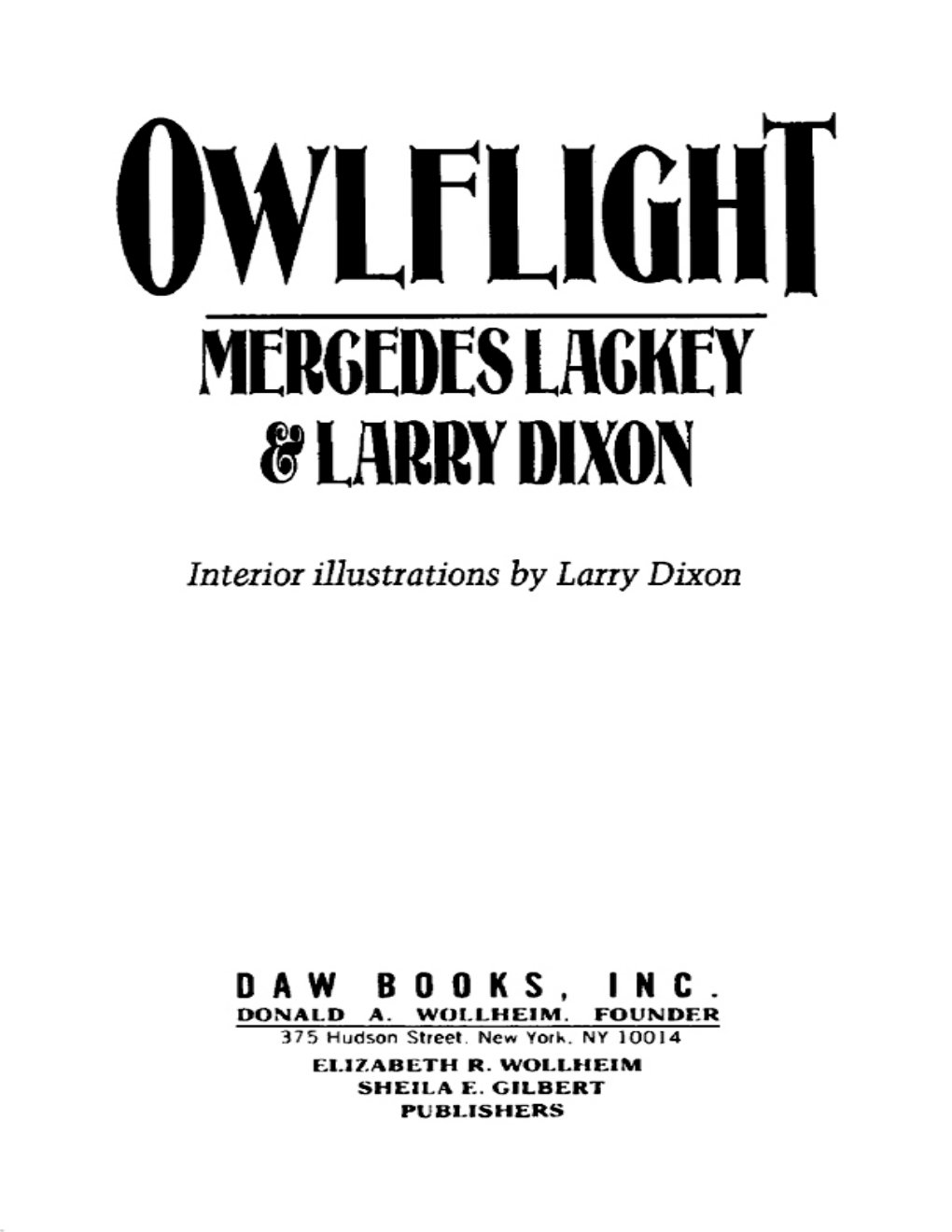 Cover of Owlflight