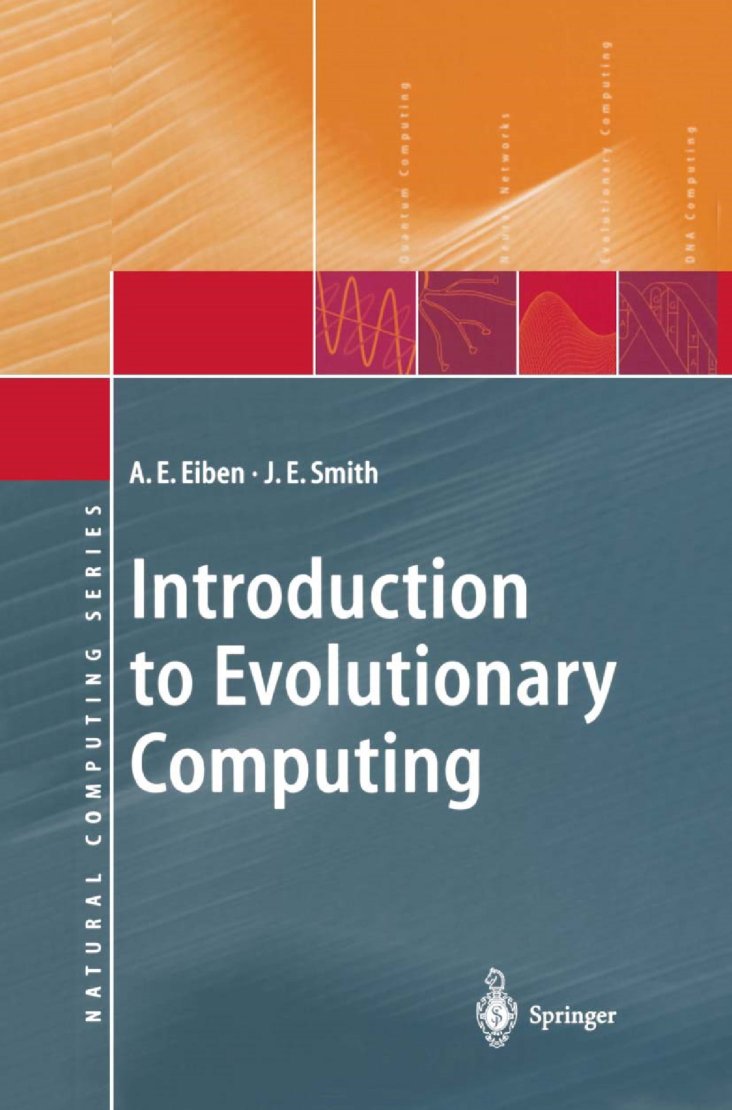 Cover of Introduction to Evolutionary Computing
