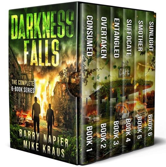 Cover of Darkness Falls- The Complete 6-Book Series- A Thrilling Post-Apocalyptic Series (2024)