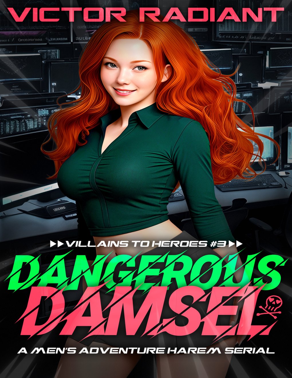 Cover of Dangerous Damsel: A Men’s Adventure Harem Serial