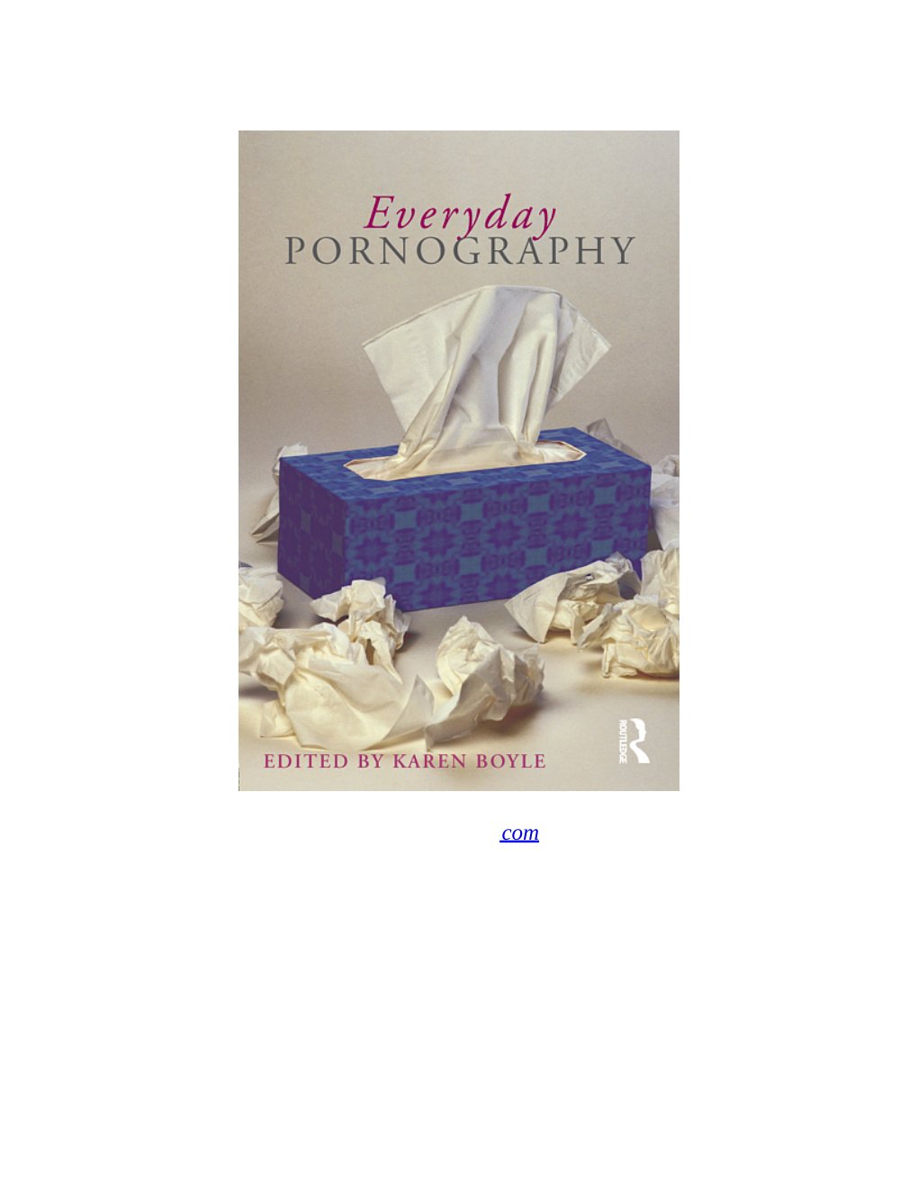 Cover of Everyday Pornography (2005)
