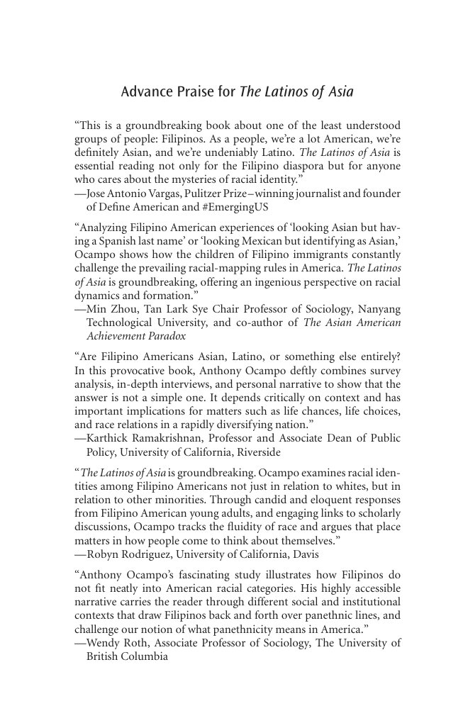 Cover of Advance Praise for