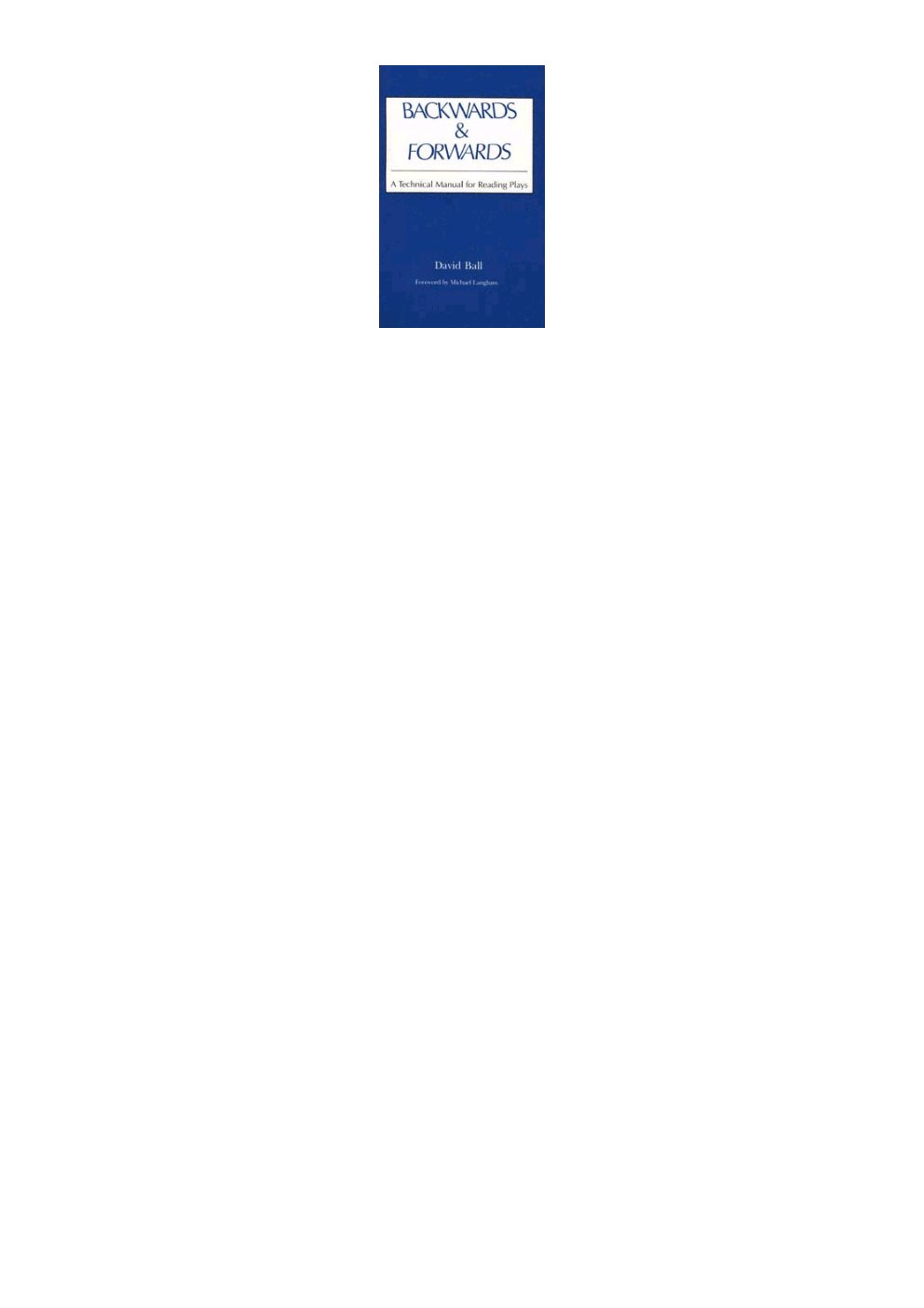 Cover of Backwards and Forwards