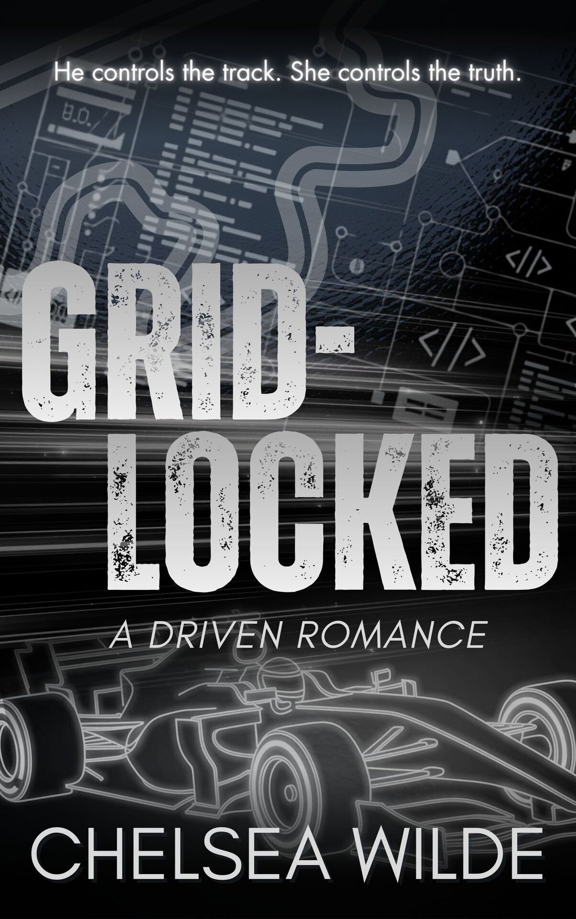 Cover of Gridlocked: A Formula1 Enemies-to-Lovers Romance (Driven)