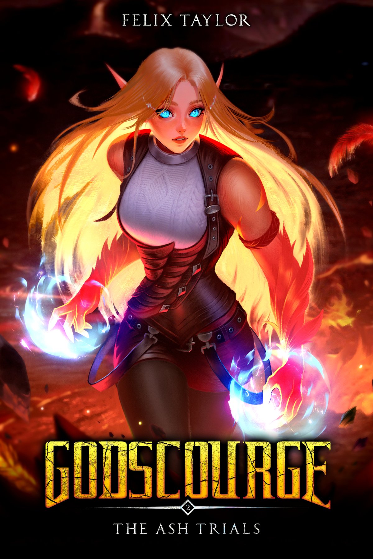 Cover of Godscourge Book 2- The Ash Trials (2024)