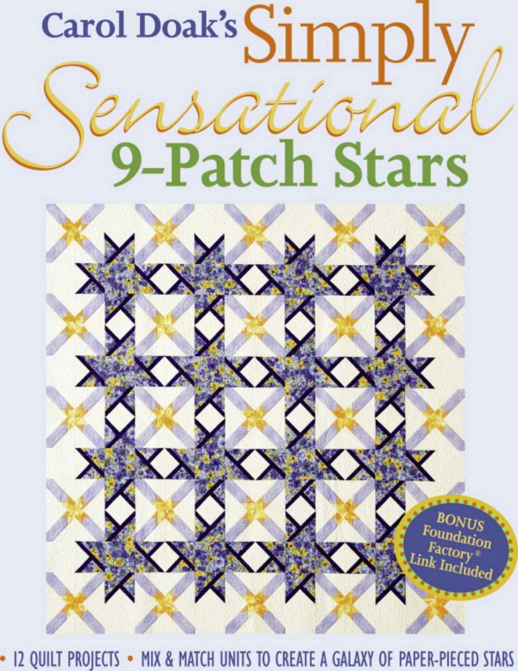 Cover of Carol Doak's Simply Sensational 9-Patch Stars