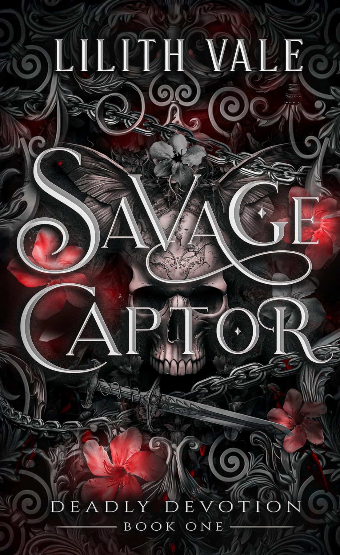 Cover of Savage Captor: A Captive Enemies to Lovers Dark Romance (Deadly Devotion Book 1)