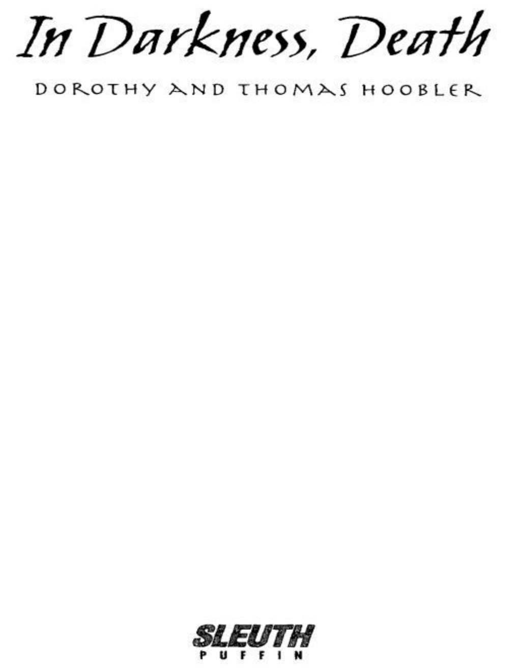 Cover of In Darkness, Death