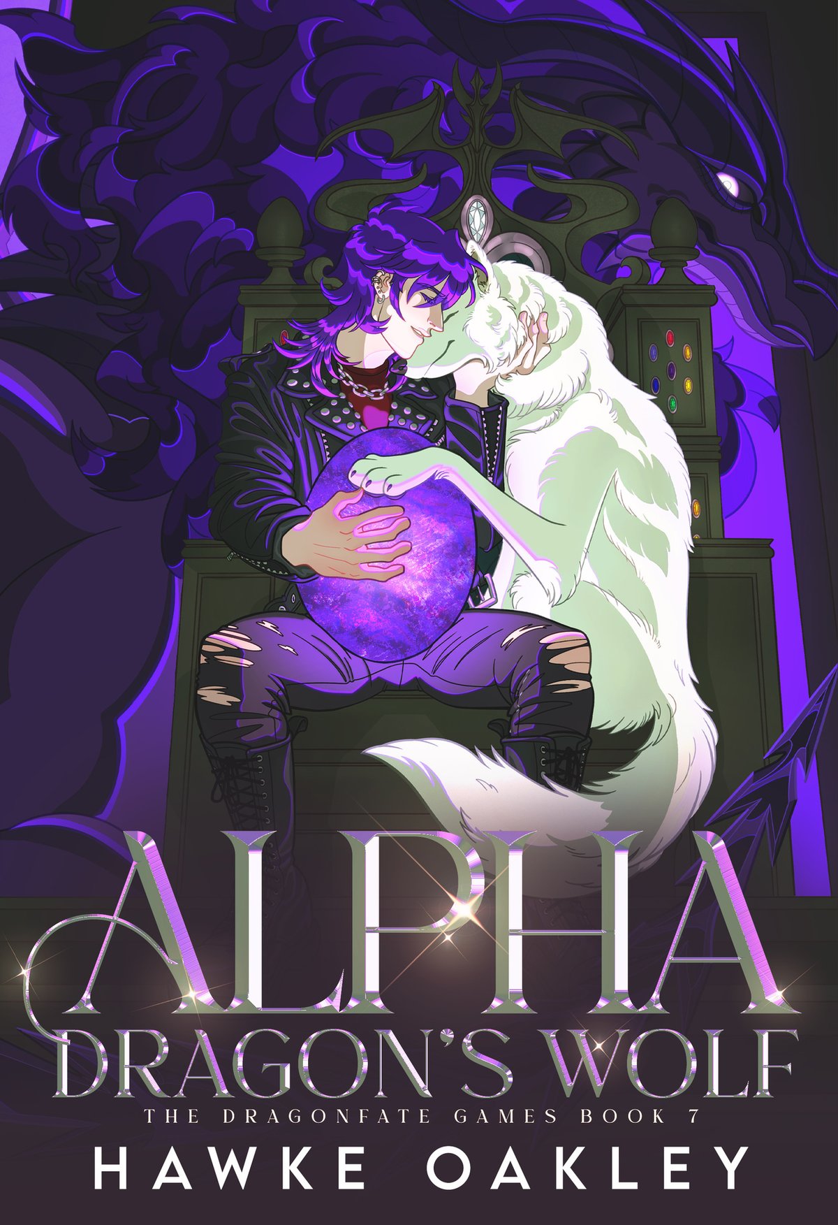 Cover of Alpha Dragon's Wolf (The Dragonfate Games Book 7)