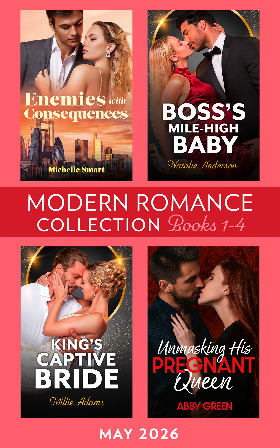 Cover of Modern Romance May 2026 Books 1-4