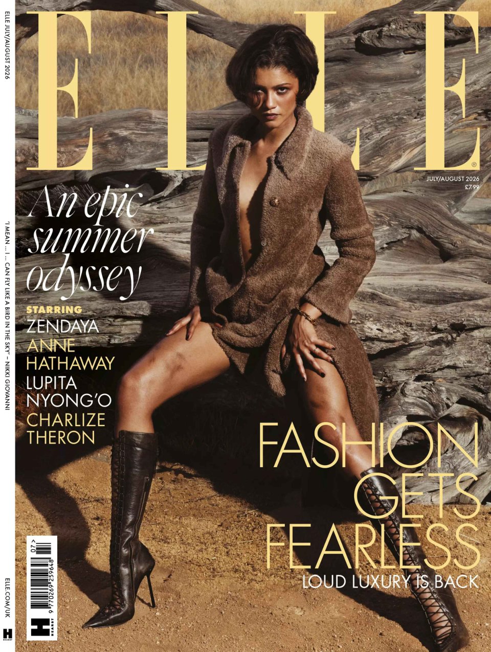 Cover of Elle Uk Julyaugust 2026