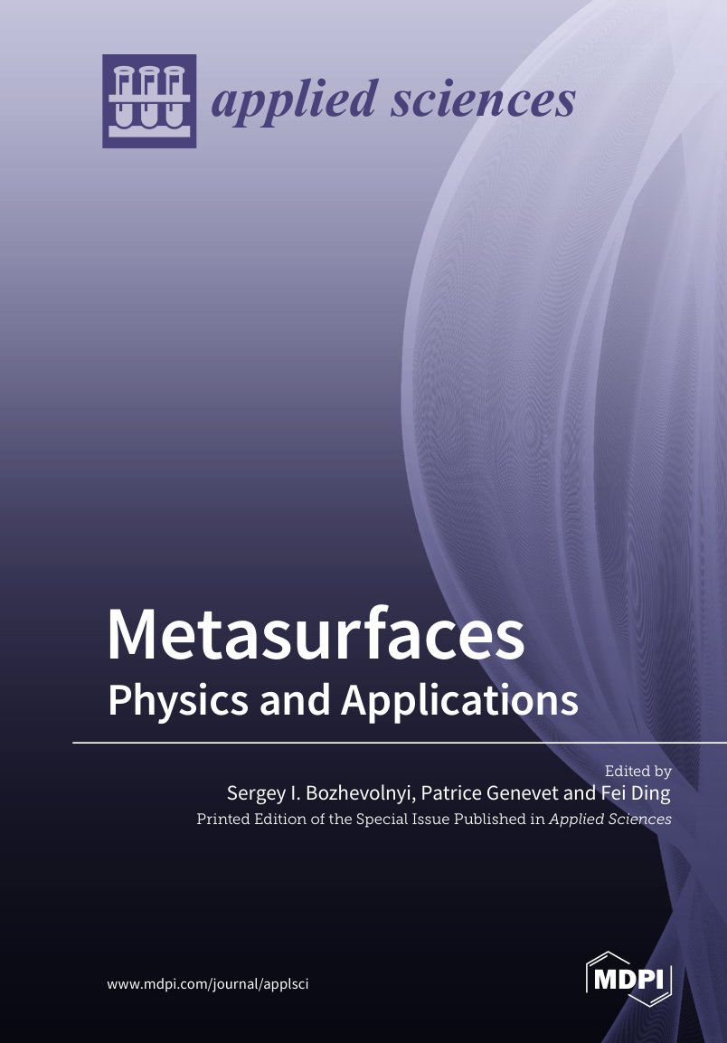 Cover of Metasurfaces