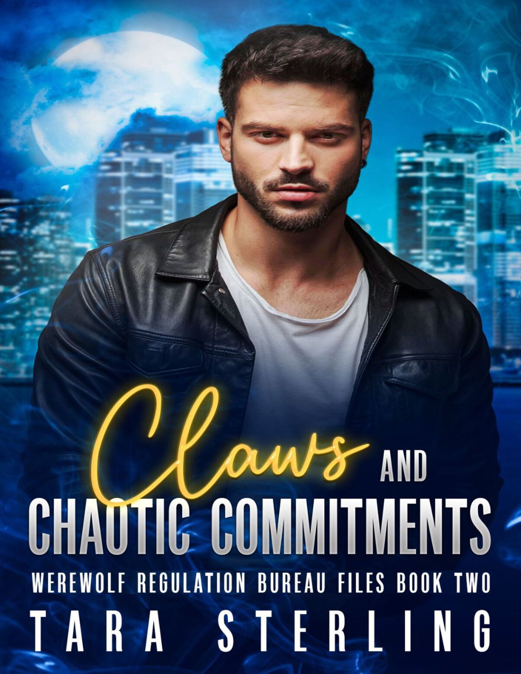 Cover of Claws & Chaotic Commitments: An MM Paranormal Romance (Werewolf Regulation Bureau Files Book 2)
