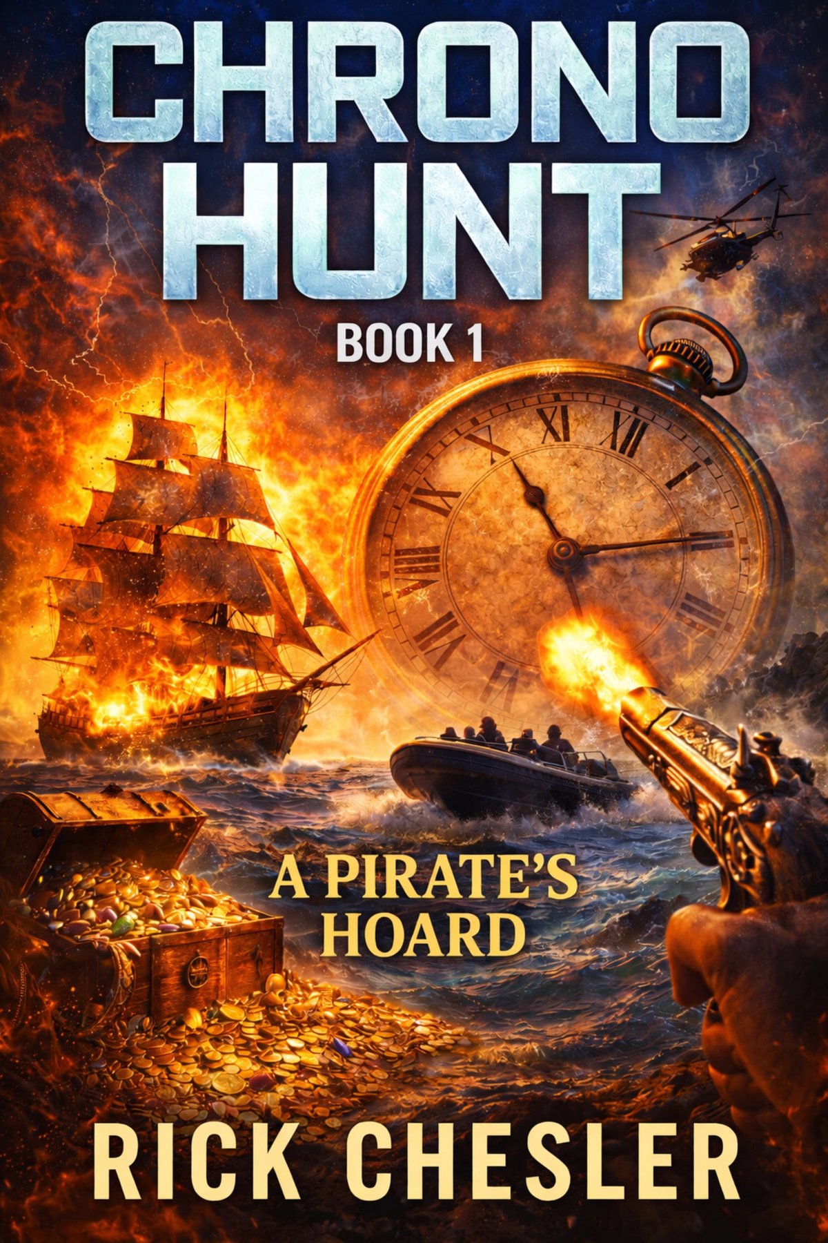 Cover of Chrono Hunt- Book1- A Pirate's Hoard (1600)