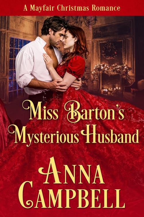 Cover of Miss Barton’s Mysterious Husband: A Mayfair Christmas Romance