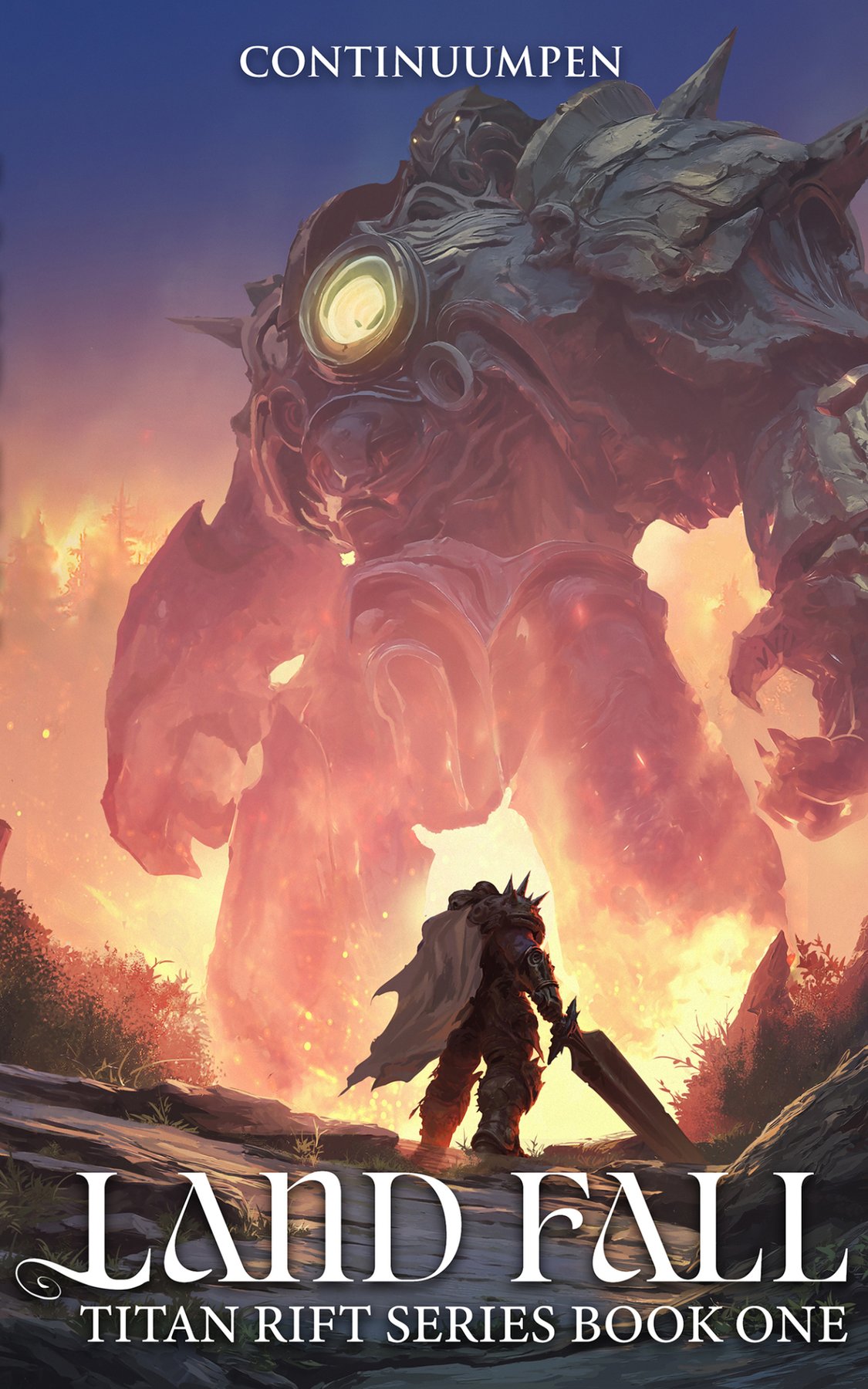 Cover of Land Fall - Titan Rift: OP MC LitRPG