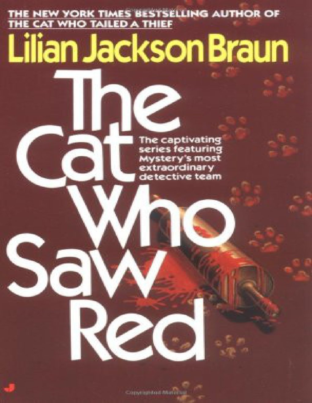 Cover of The Cat Who Saw Red