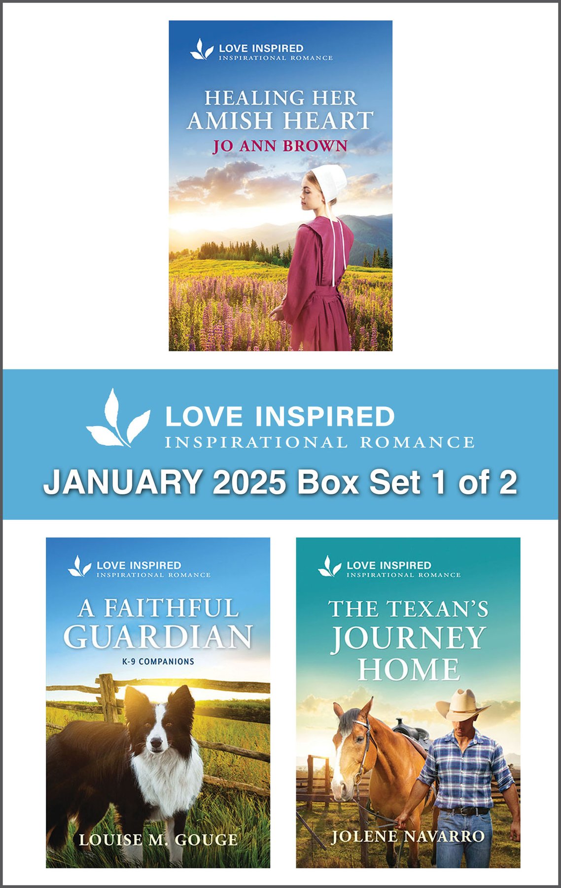 Cover of Love Inspired January 2025 Box Set 1 of