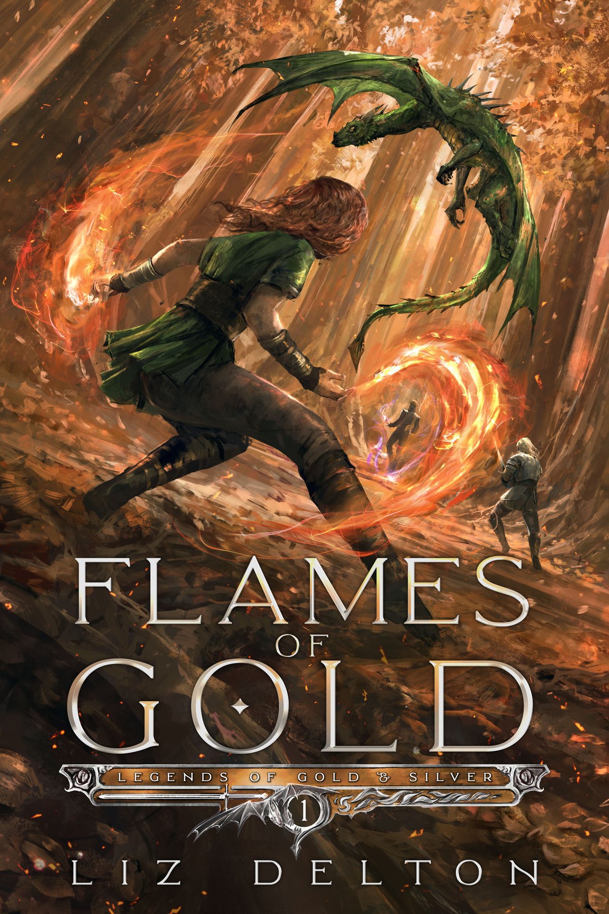 Cover of Flames of Gold (2024)