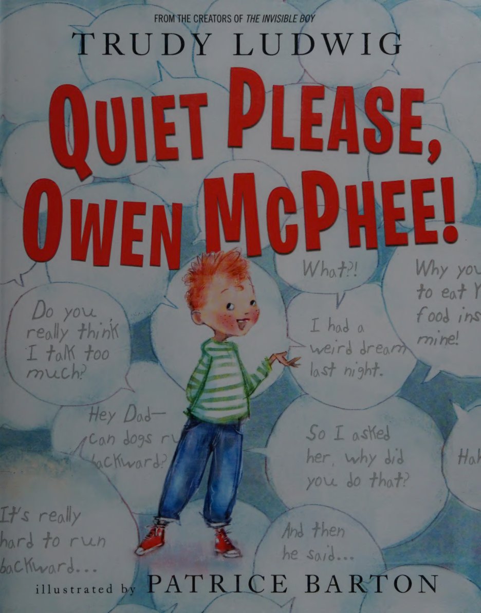 Cover of Quiet please, Owen McPhee!